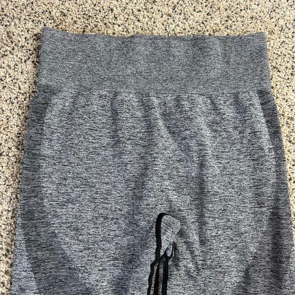 Pink Victoria's Secret Seamless Leggings Size Large Gray High Rise Yoga - Picture 7 of 8